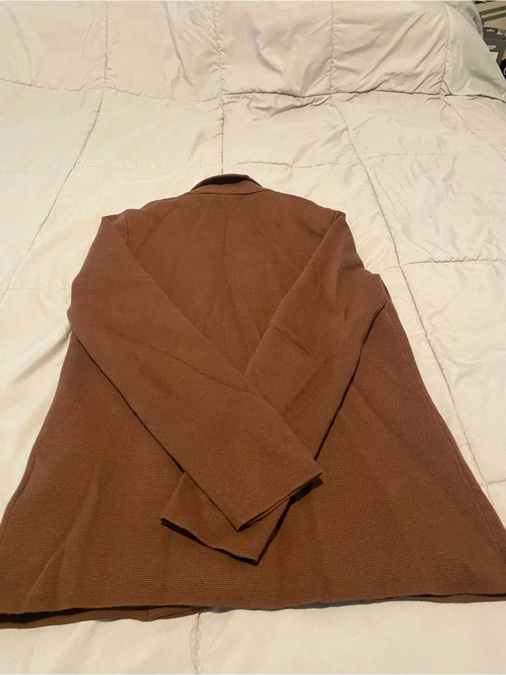J. Crew Rust Brown Knit Blazer
